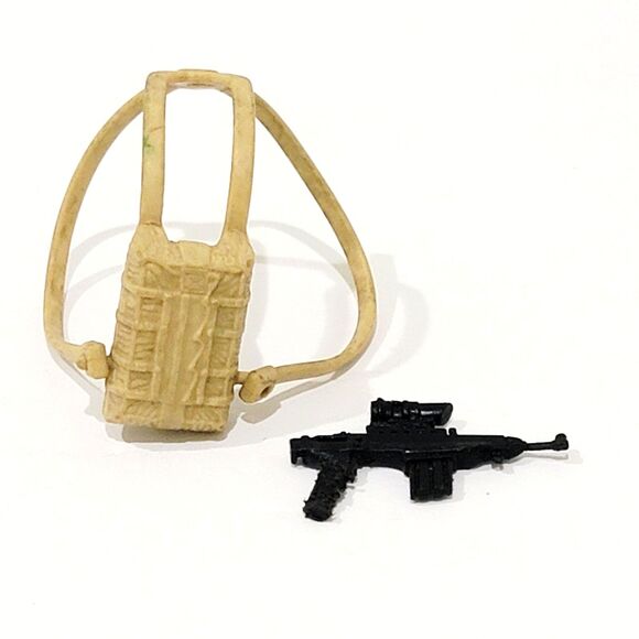 GI Joe Crazy Legs (V1) Action Figure Hasbro ARAH Gun and Backpack Vintage 1987 - Picture 9 of 13